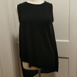 Poof! Mixed media tank top